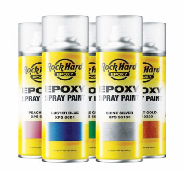 Rockhard Metallic Spray Epoxy Paint 14 oz.